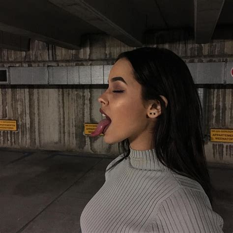 it would be better if her hands are tied behind her back and throat hher hard till her face turns red. . Tongue out deepthroat